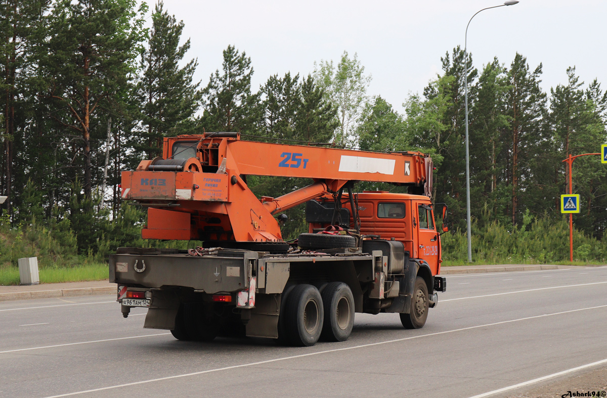 Красноярский край, № А 961 АМ 124 — КамАЗ-55111-15 [55111R]