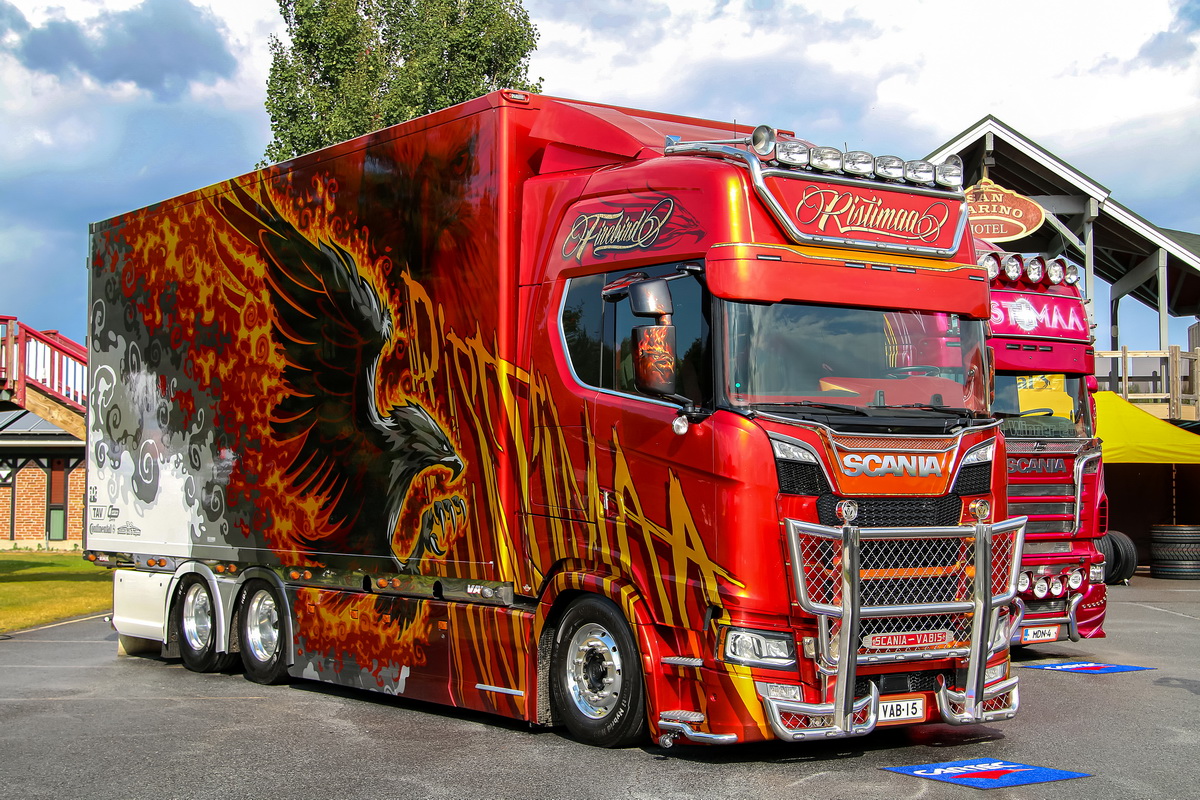 Финляндия, № VAB-15 — Scania ('2016) S580; Финляндия — Power Truck Show 2019