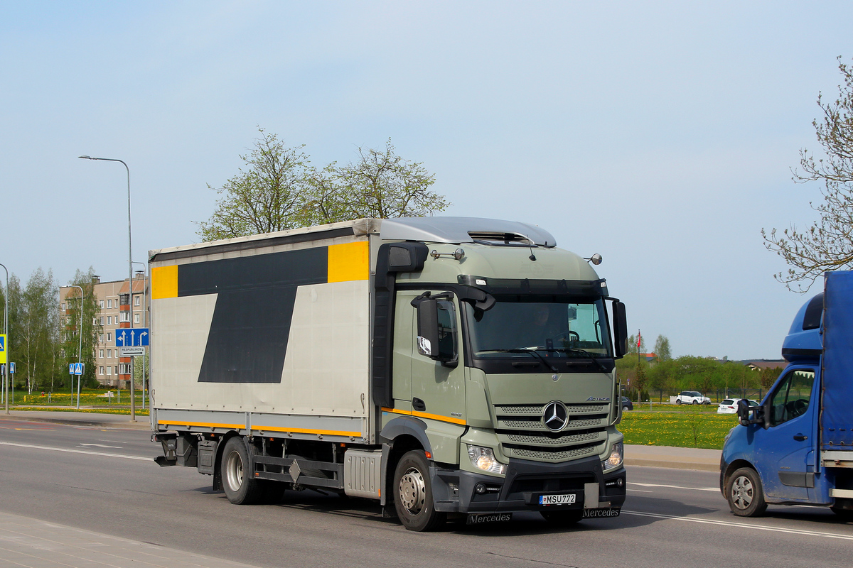 Литва, № MSU 772 — Mercedes-Benz Actros ('2011) 1843