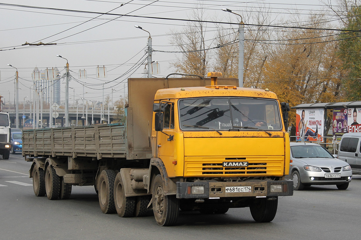 Челябинская область, № Р 681 ЕС 174 — КамАЗ-54112