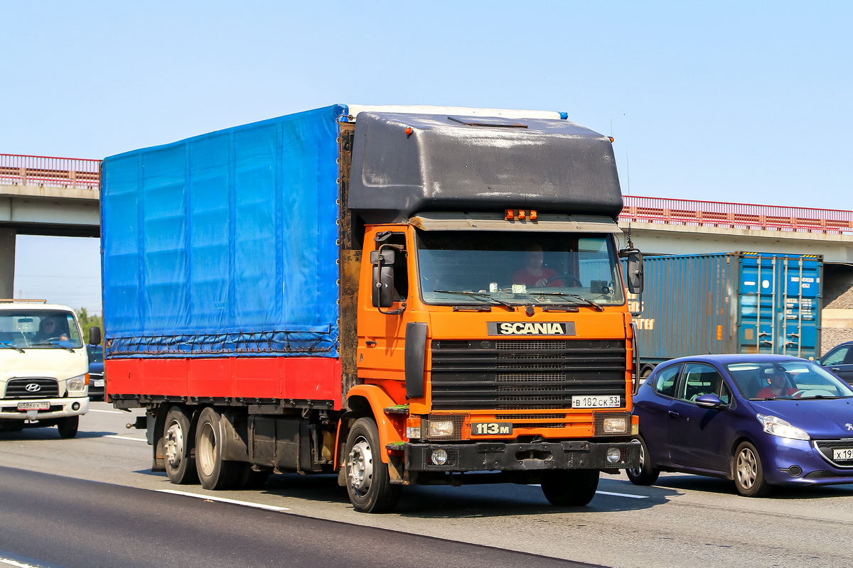 Новгородская область, № В 182 СК 53 — Scania (II) R113M