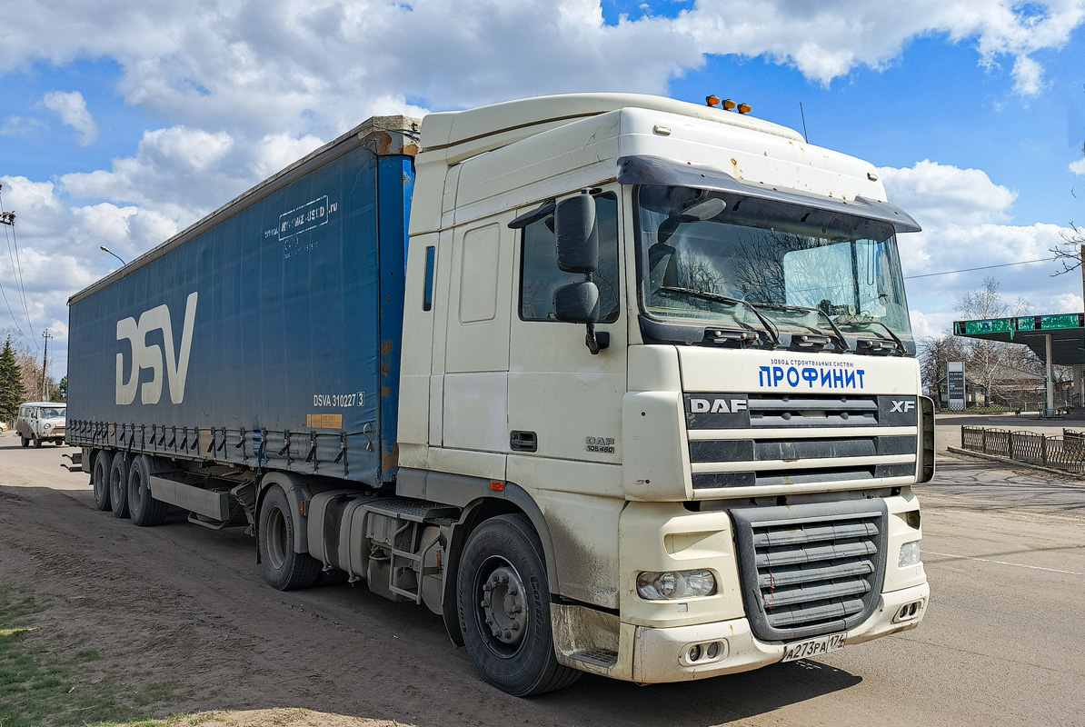 Челябинская область, № А 273 РА 174 — DAF XF105 FT