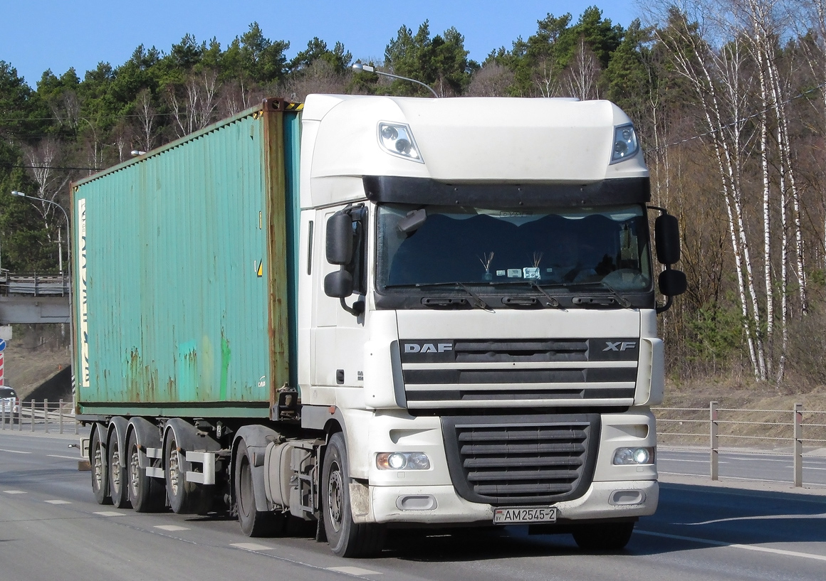 Витебская область, № АМ 2545-2 — DAF XF105 FT