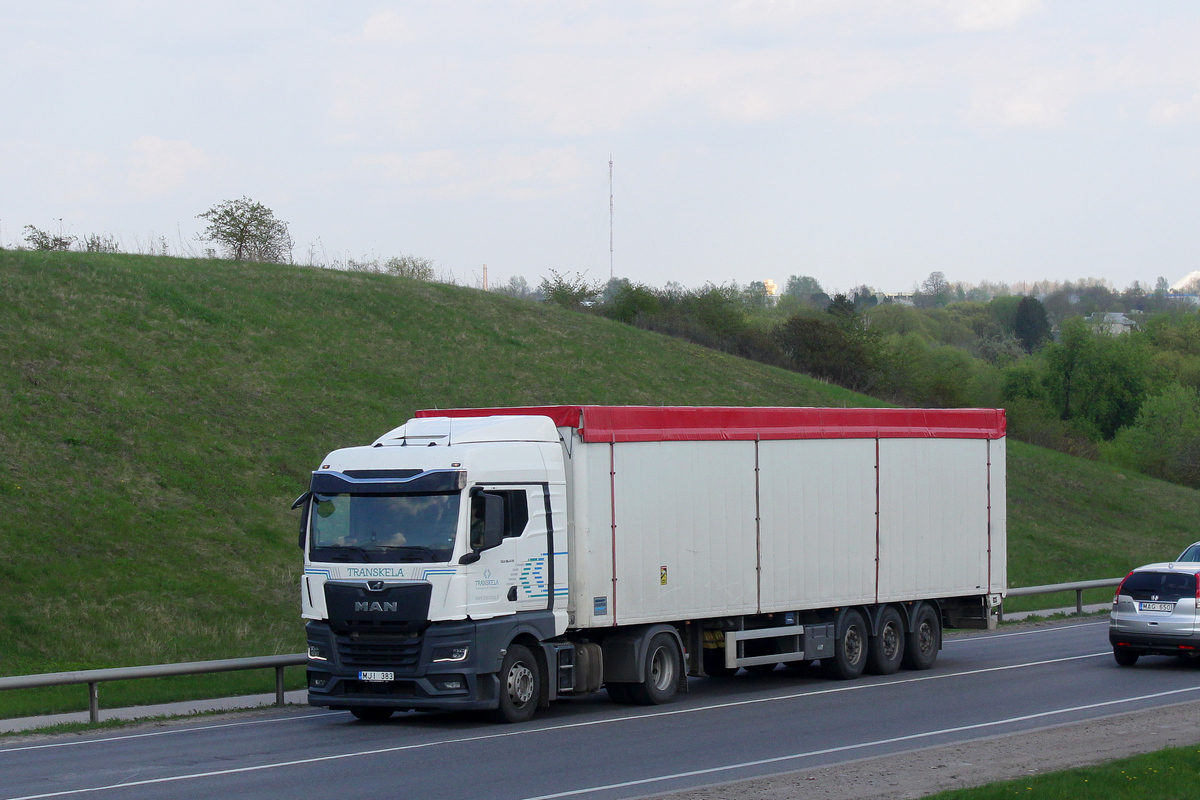 Литва, № MJI 383 — MAN TGX ('2020) 18.470