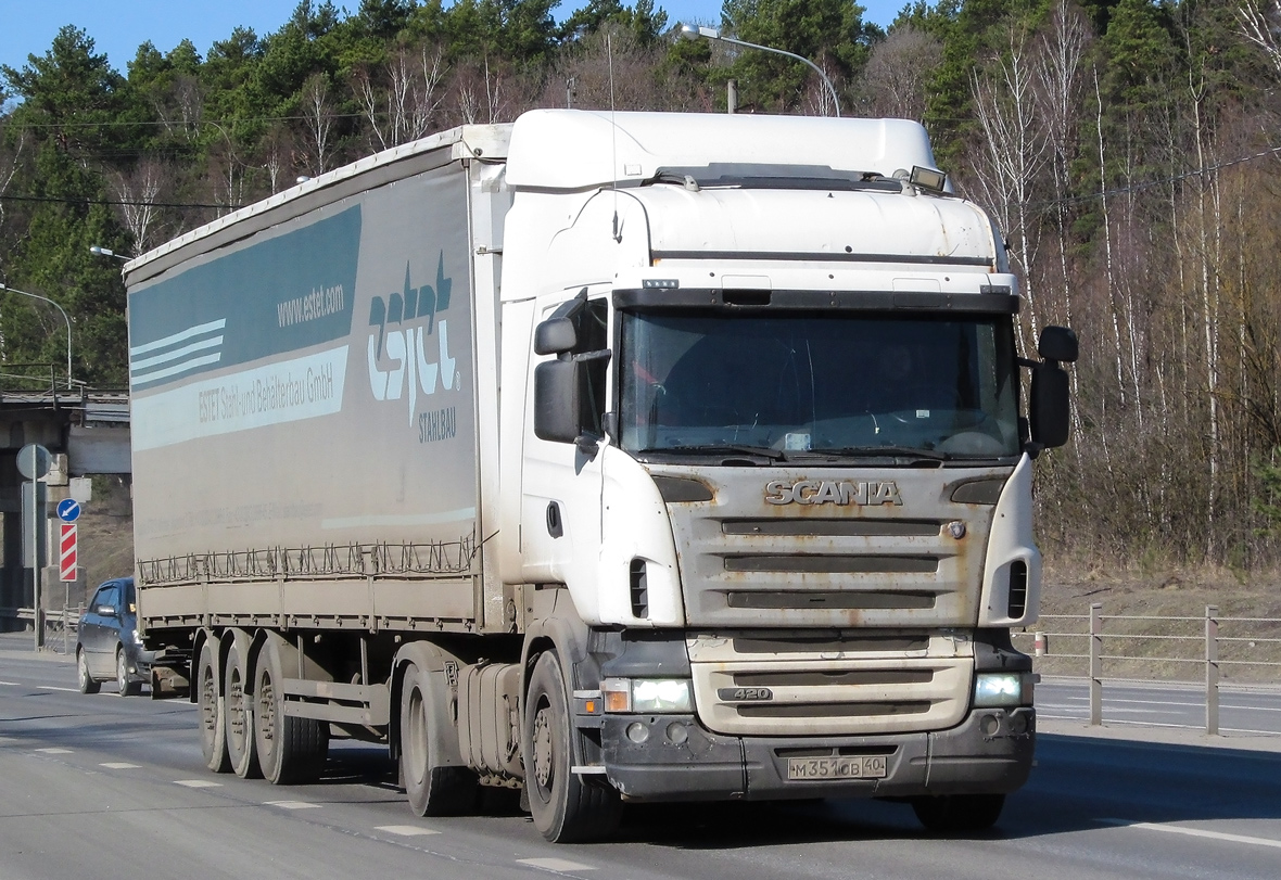 Калужская область, № М 351 ОВ 40 — Scania ('2004) R420