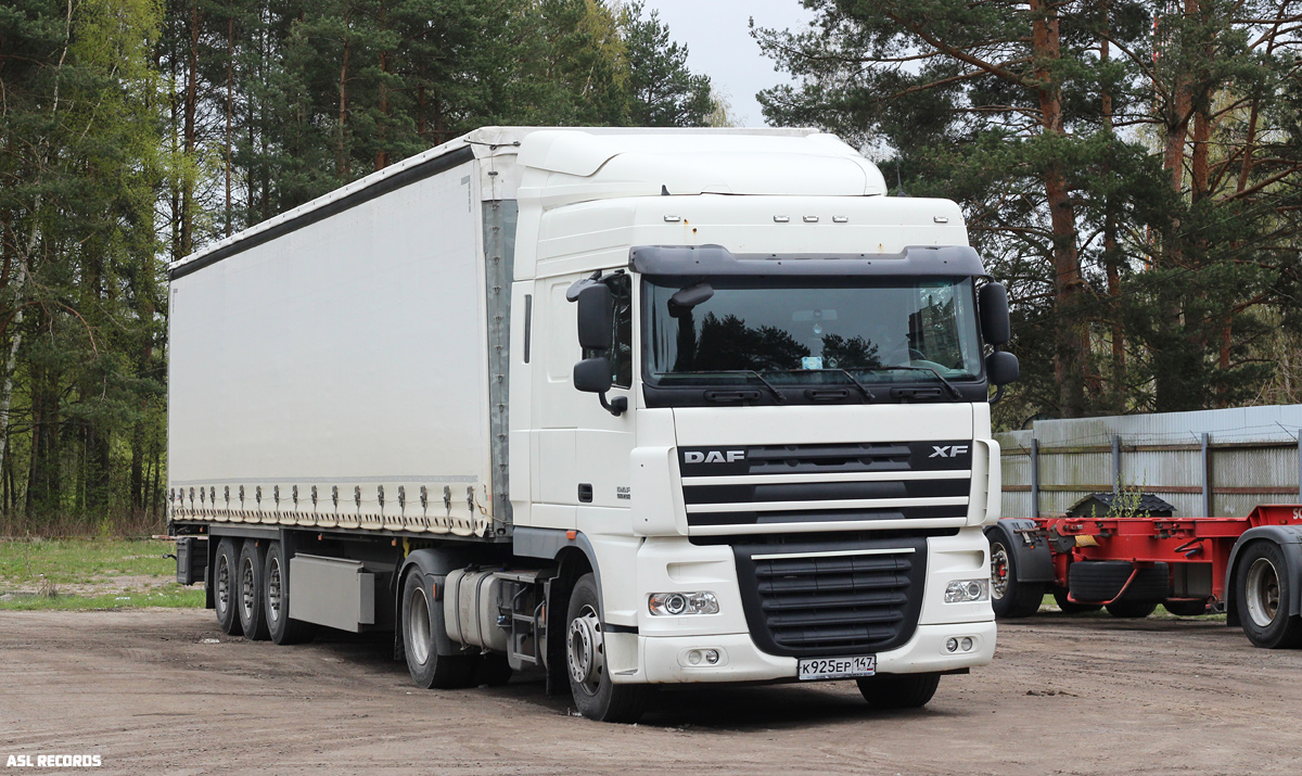 Ленинградская область, № К 925 ЕР 147 — DAF XF105 FT