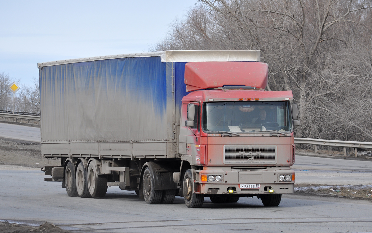 Омская область, № Х 933 ЕЕ 55 — MAN F90 19.372