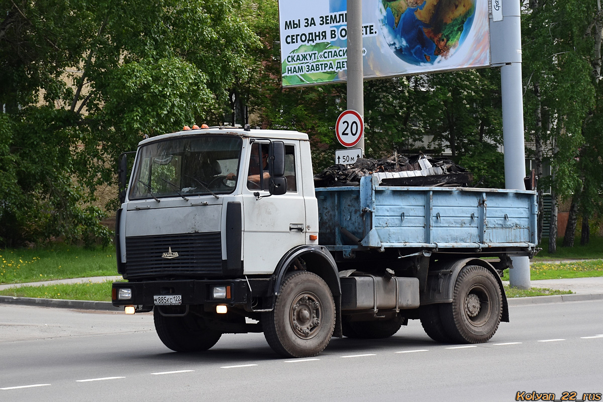 Алтайский край, № К 885 КС 122 — МАЗ-543302