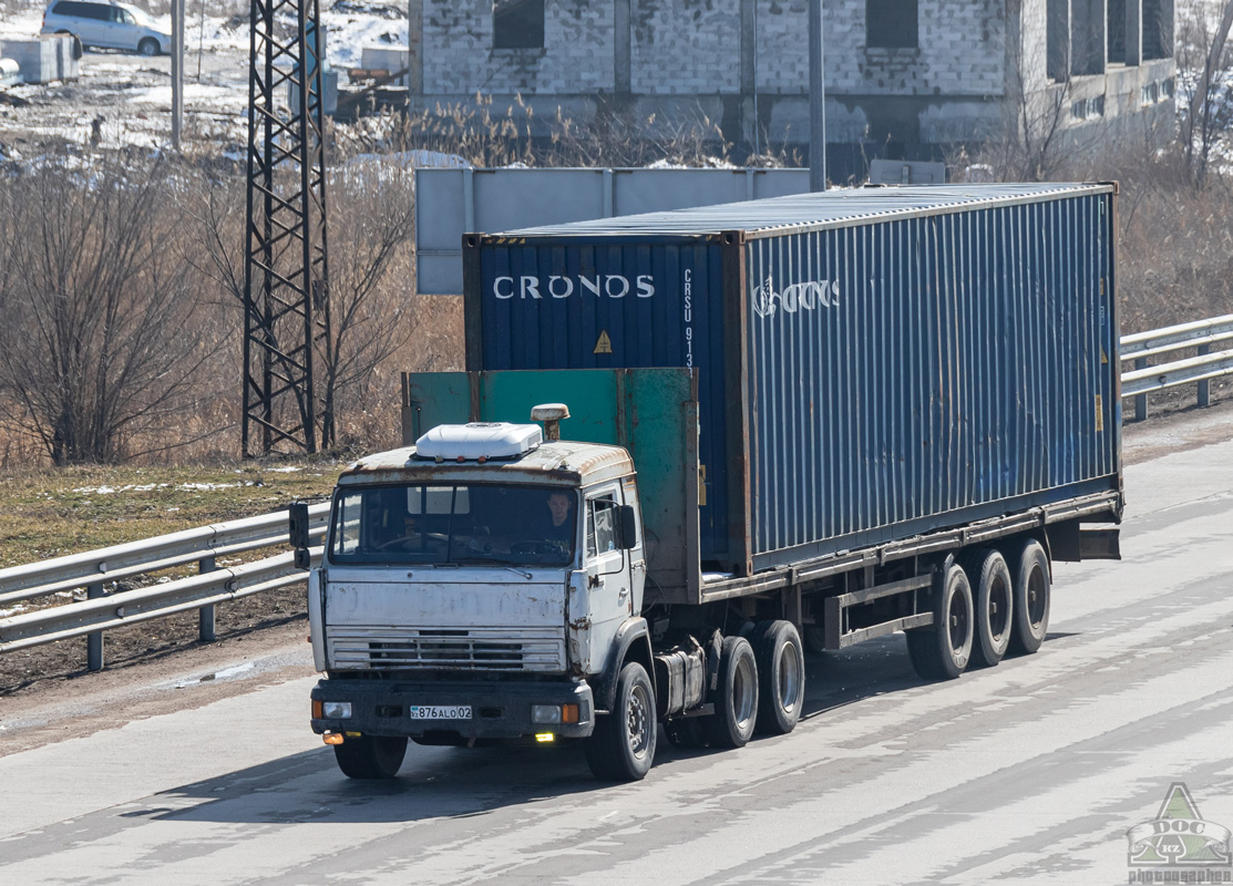 Алматы, № 876 ALO 02 — КамАЗ-54115 [541150]