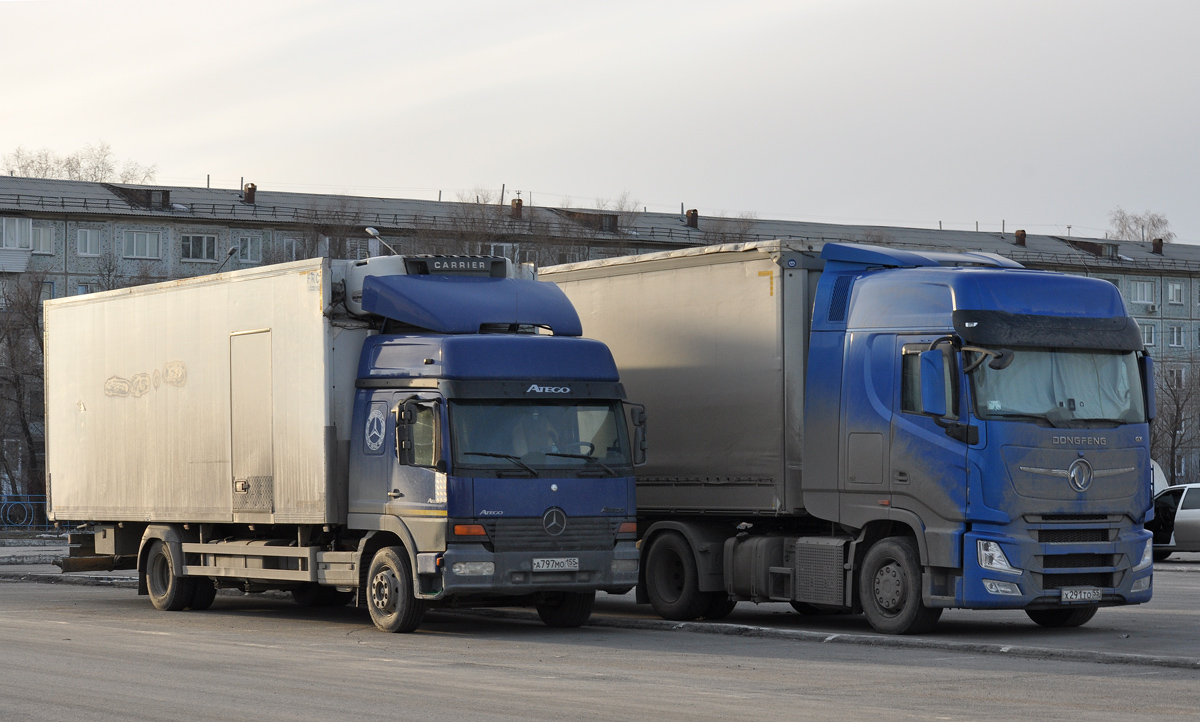 Омская область, № А 797 МО 155 — Mercedes-Benz Atego 815