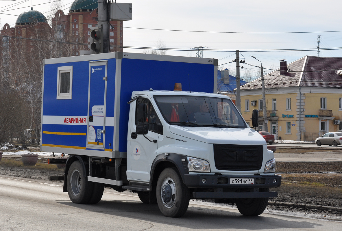 Омская область, № Х 591 НС 55 — ГАЗ-C41R13
