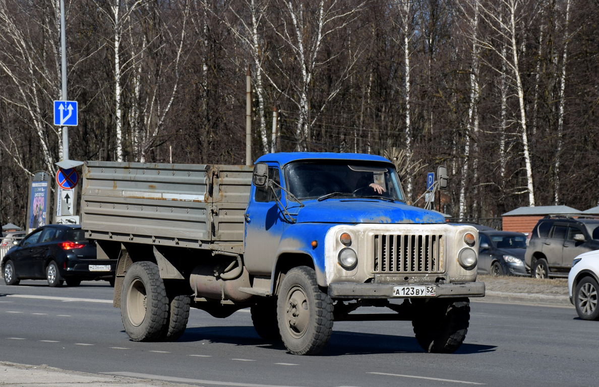 Нижегородская область, № А 123 ВУ 52 — ГАЗ-53-12