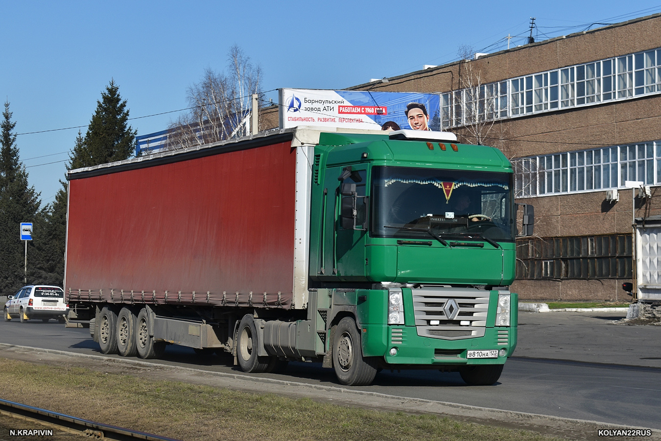 Алтайский край, № В 810 НА 122 — Renault Magnum E-Tech ('2001)