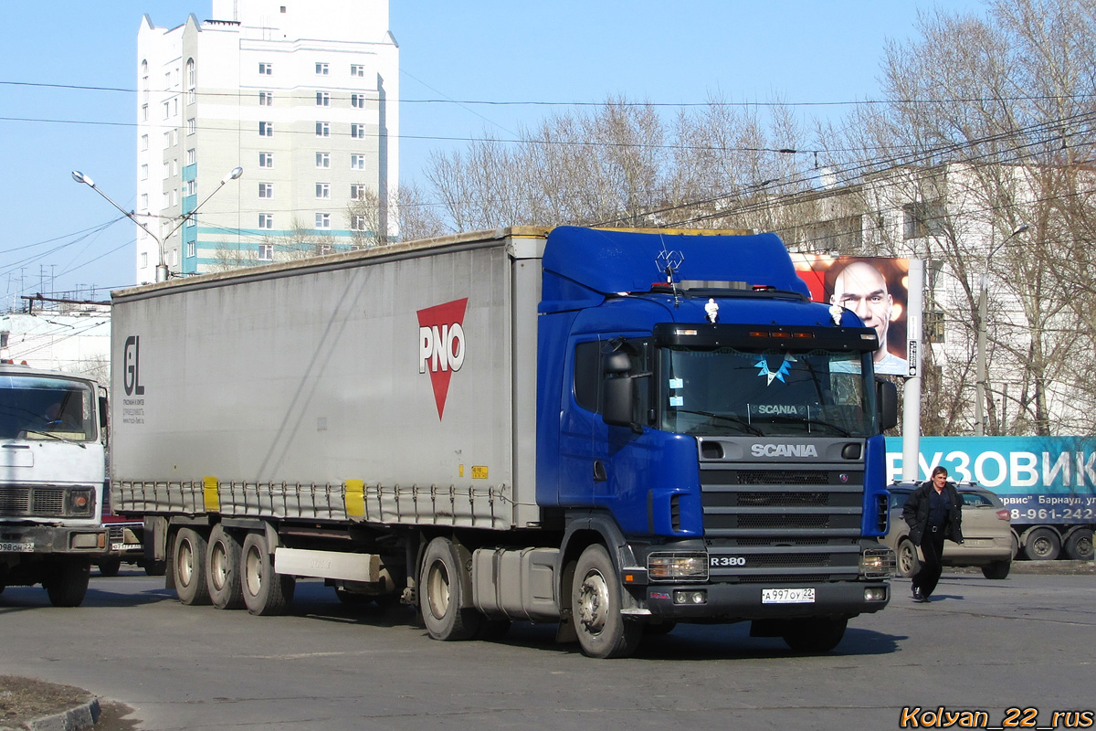 Алтайский край, № А 997 ОУ 22 — Scania ('1996) R380