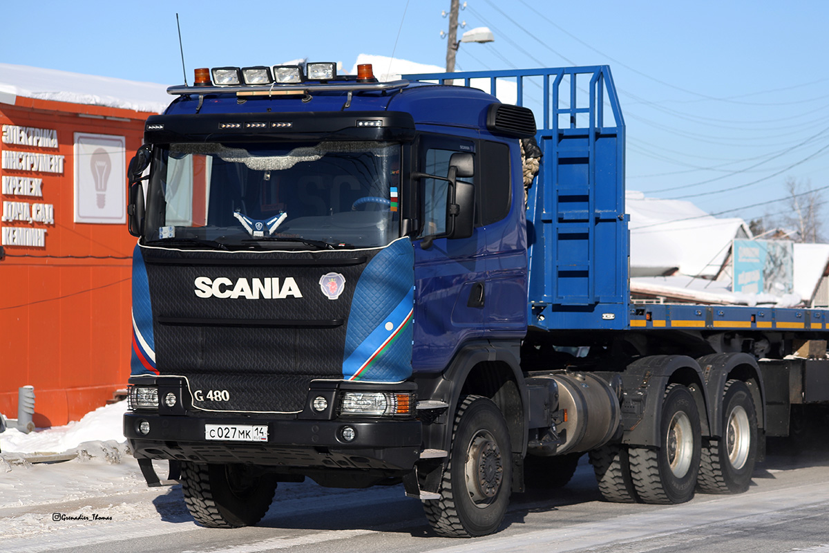 Саха (Якутия), № С 027 МК 14 — Scania ('2013) G480
