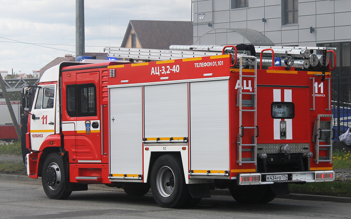 Челябинская область, № К 434 УВ 174 — КамАЗ-43253-G5(69)