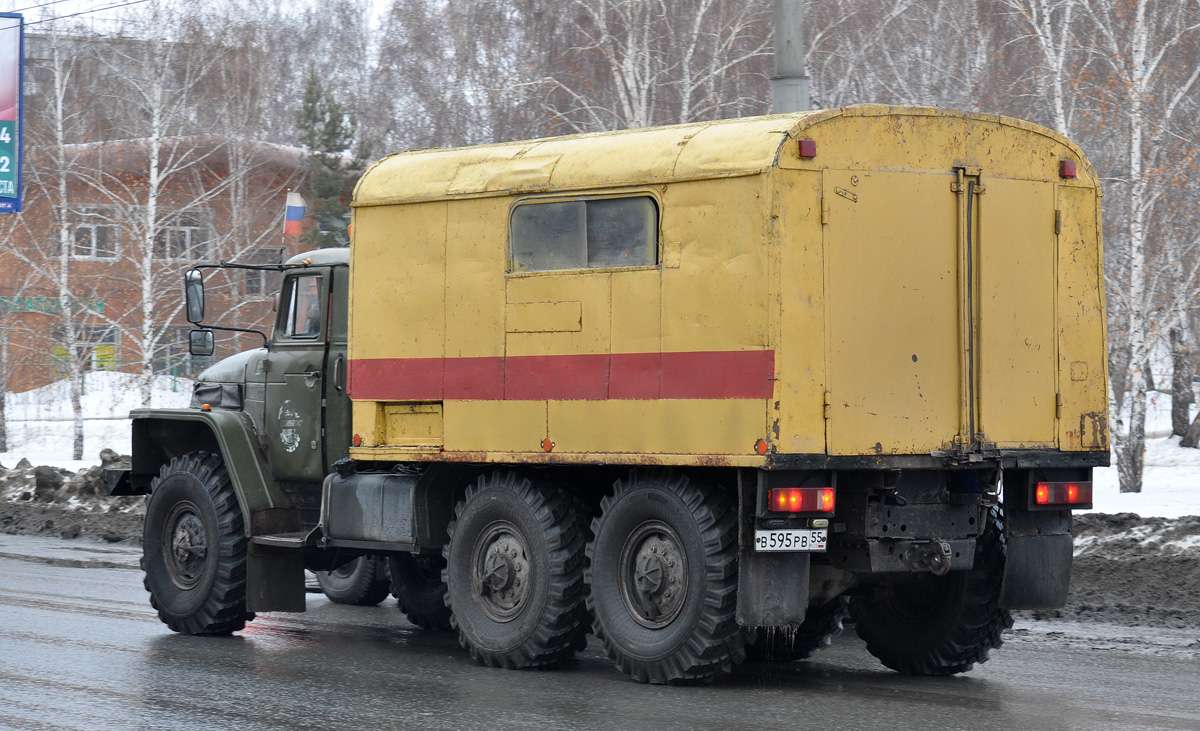 Омская область, № В 595 РВ 55 — Урал-4320-01