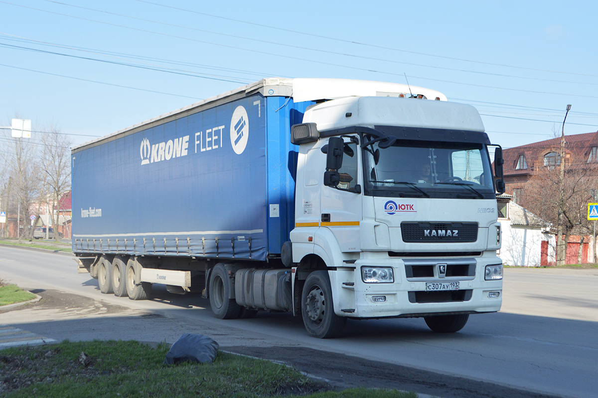 Краснодарский край, № С 307 АУ 193 — КамАЗ-5490-S5(87)