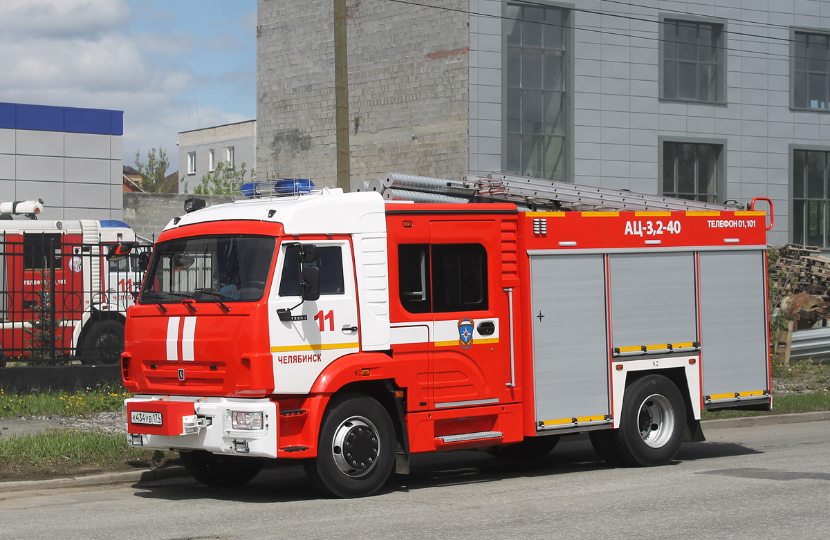 Челябинская область, № К 434 УВ 174 — КамАЗ-43253-G5(69)