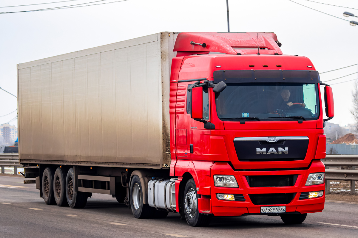 Московская область, № О 752 УВ 750 — MAN TGX ('2007) 18.400