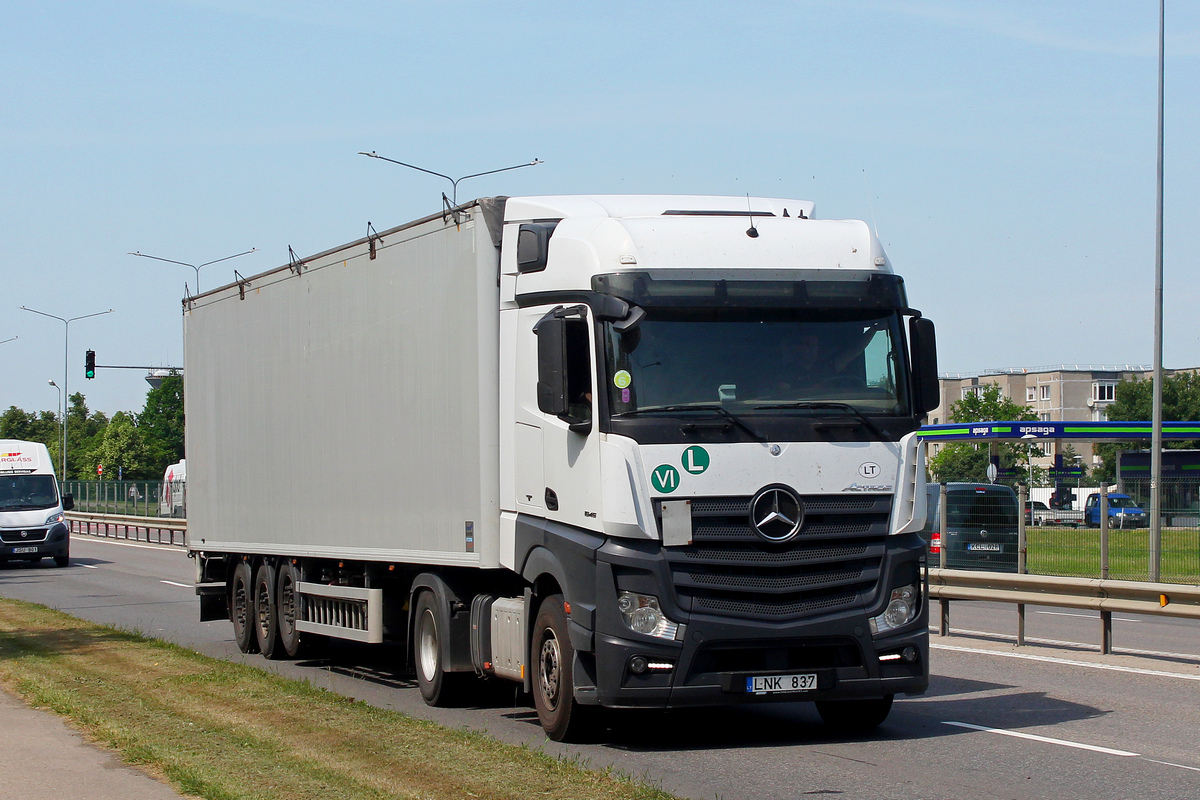 Литва, № LNK 837 — Mercedes-Benz Actros ('2011) 1845