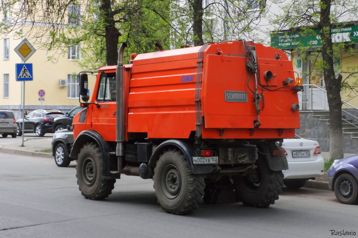 Башкортостан, № Н 002 ХВ 102 — Mercedes-Benz Unimog U1400