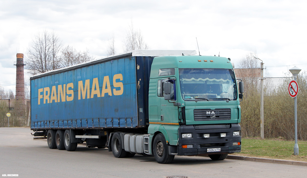 Новгородская область, № О 526 СН 124 — MAN TGA 18.460