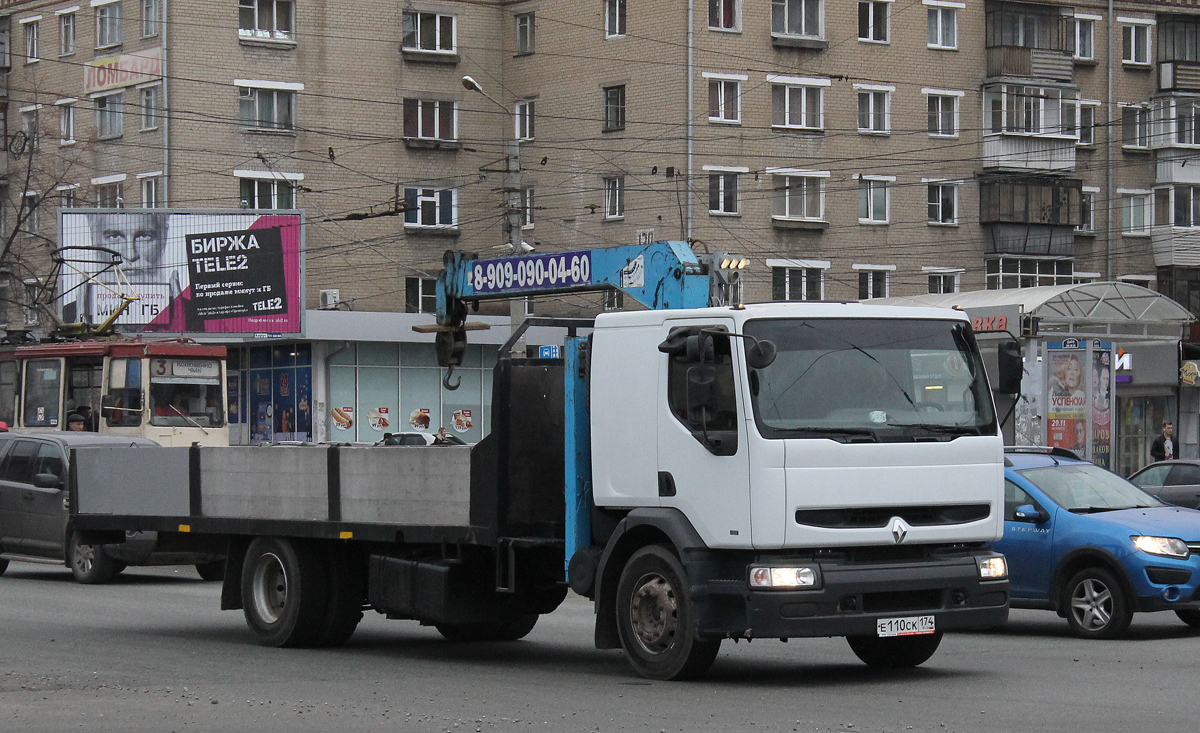 Челябинская область, № Е 110 СК 174 — Renault Premium ('1996)