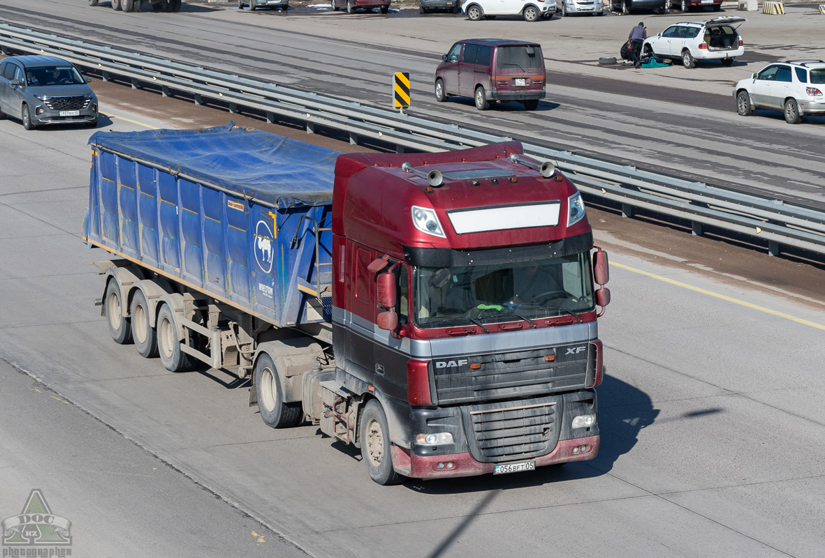 Алматинская область, № 056 BFT 05 — DAF XF105 FT