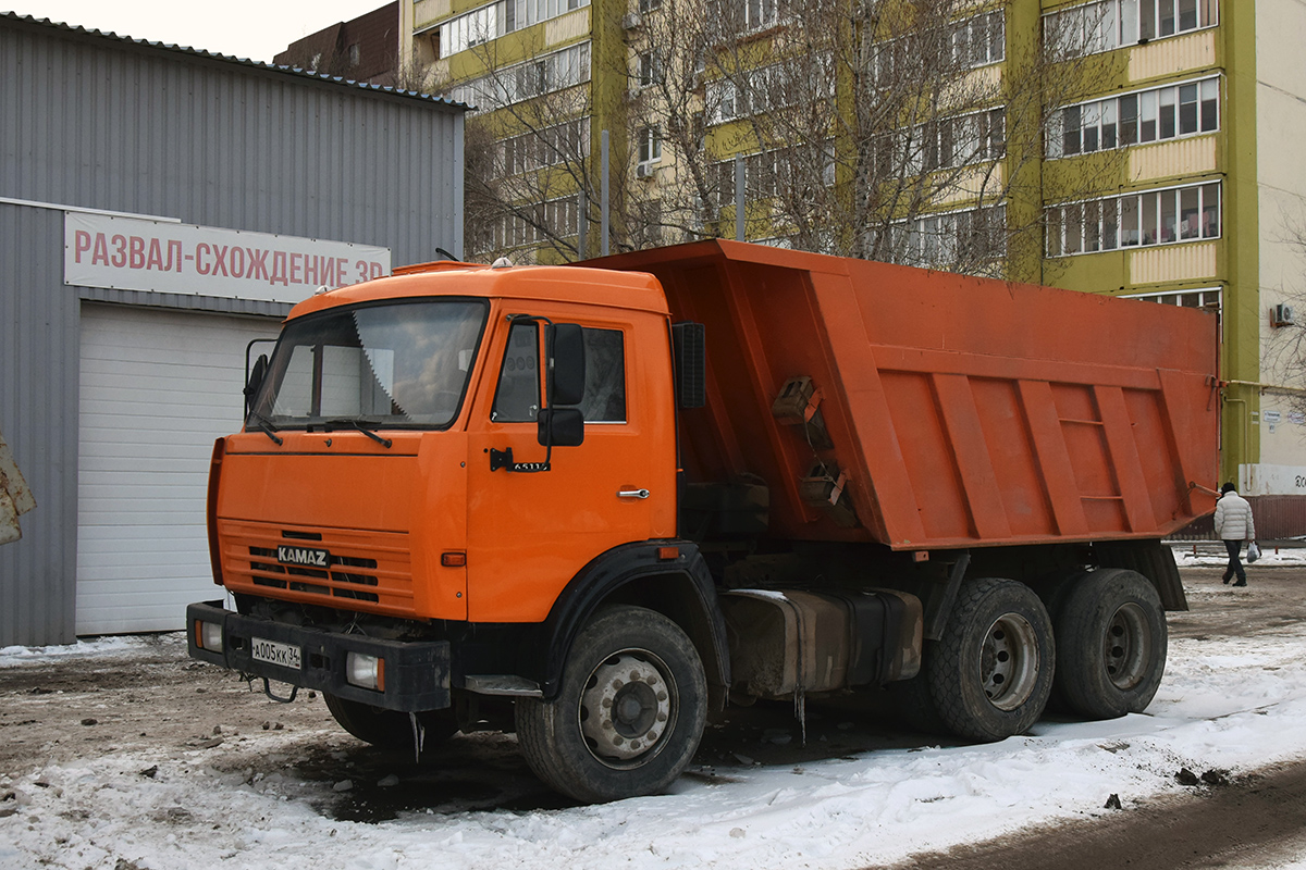 Волгоградская область, № А 005 КК 34 — КамАЗ-65115-13 [65115N]