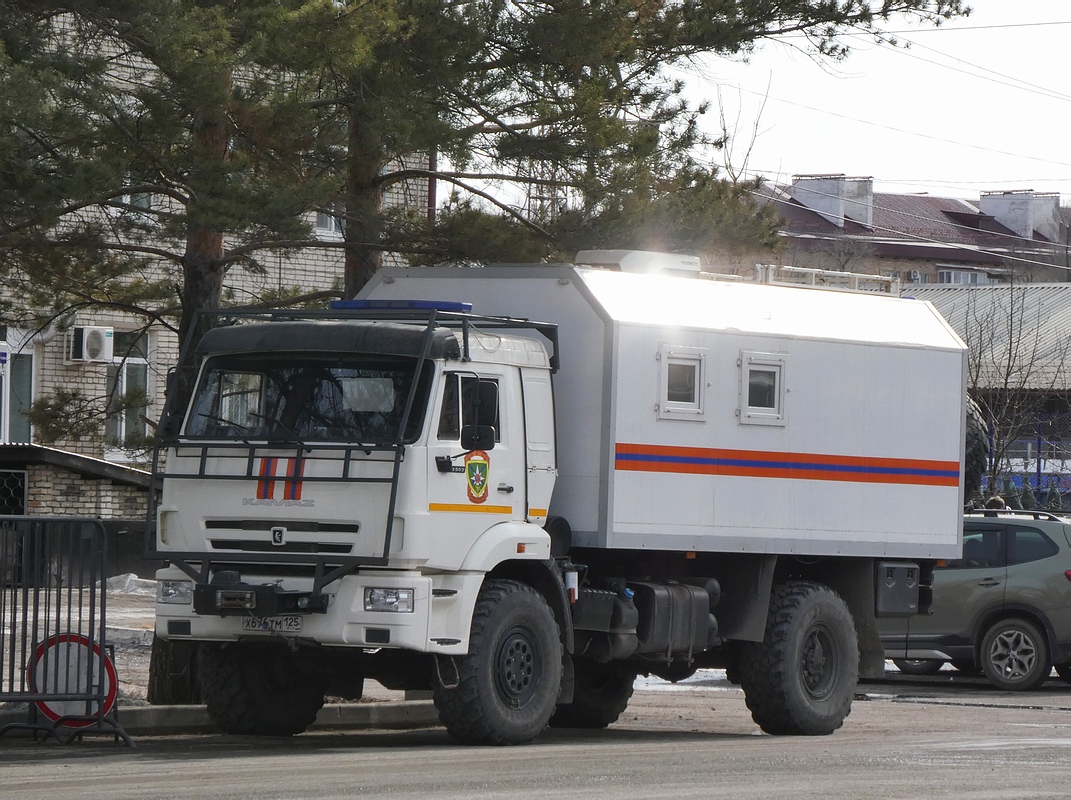 Приморский край, № Х 676 ТМ 125 — КамАЗ-43502-D5(66)