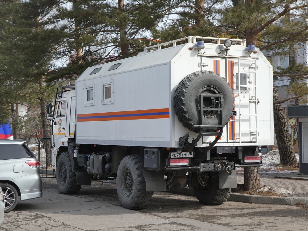Приморский край, № Х 676 ТМ 125 — КамАЗ-43502-D5(66)