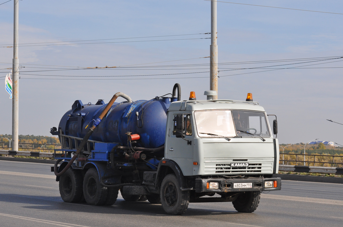 Омская область, № А 803 ММ 155 — КамАЗ-53213