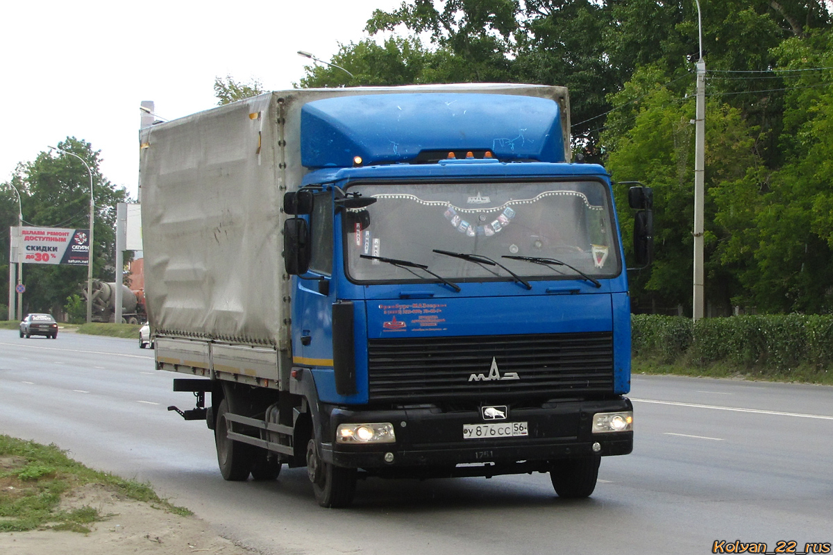 Алтайский край, № У 876 СС 56 — МАЗ-437143