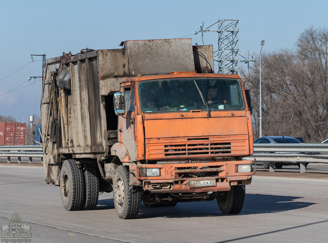 Алматы, № 655 JOA 02 — КамАЗ-53605 (общая модель)