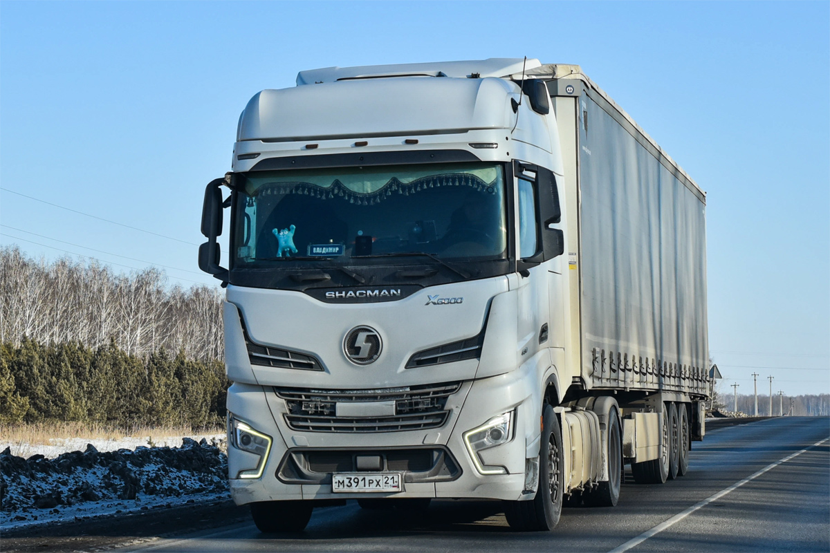 Чувашия, № М 391 РХ 21 — Shaanxi Shacman X6000 SX4188