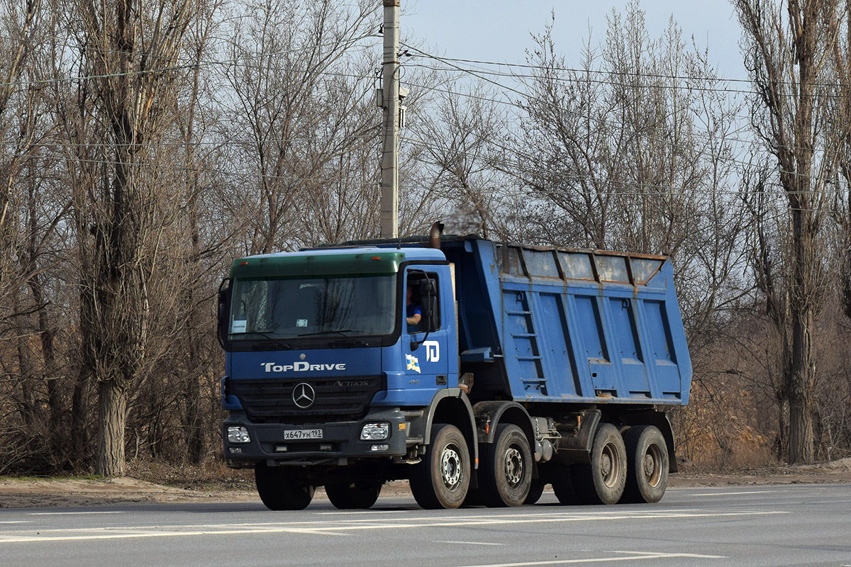 Краснодарский край, № Х 647 УН 193 — Mercedes-Benz Actros ('2003) 4141
