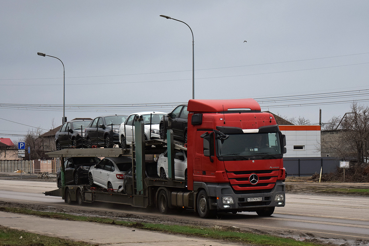 Самарская область, № К 357 КА 763 — Mercedes-Benz Actros '09 1844 [Z9M]