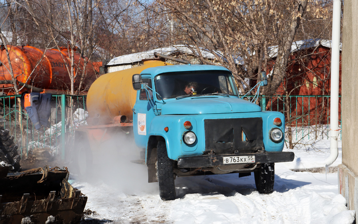 Омская область, № В 763 КХ 55 — ГАЗ-53-19