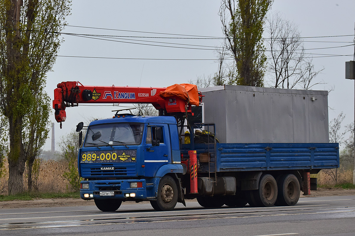 Волгоградская область, № К 321 ВТ 134 — КамАЗ-65117-62