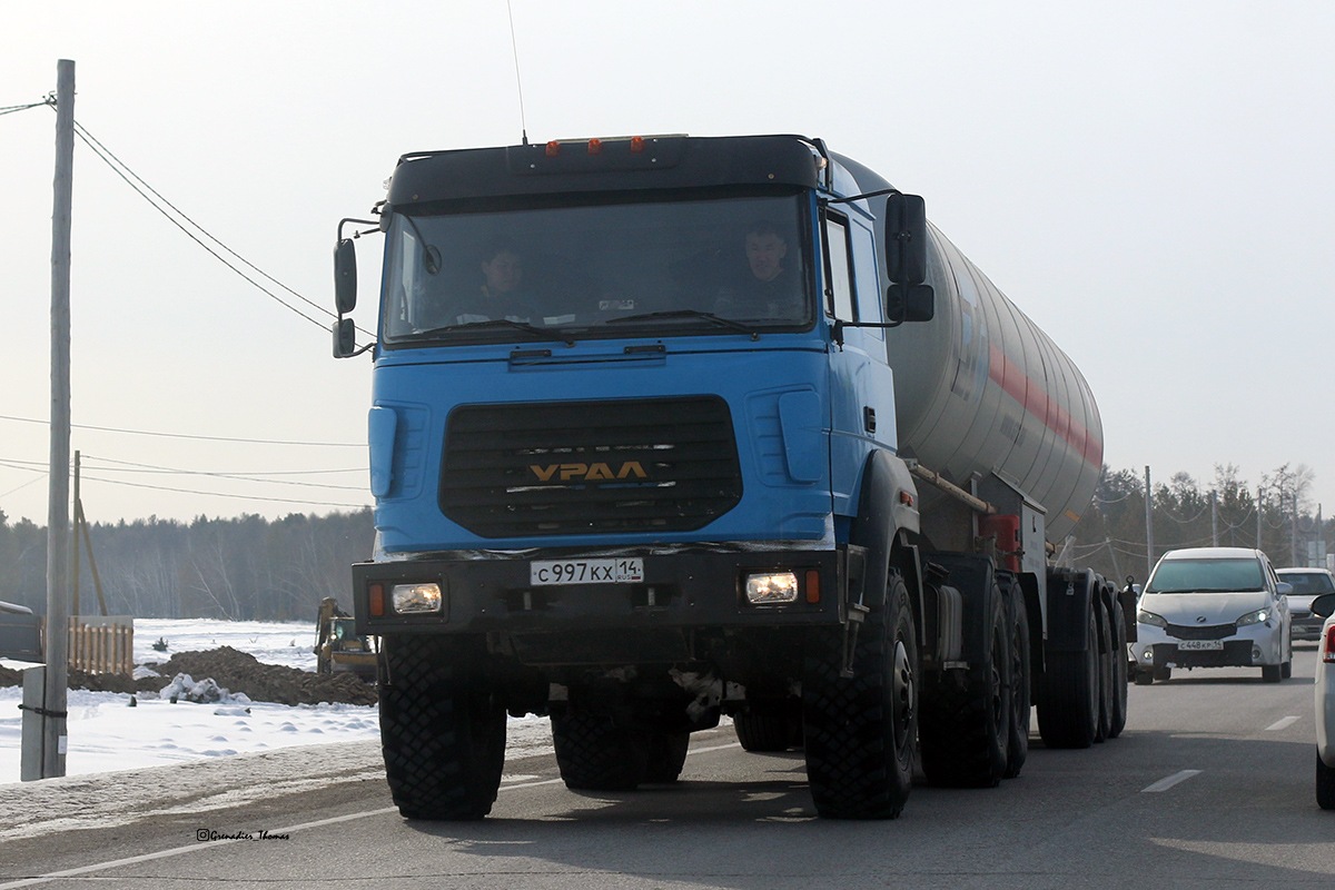 Саха (Якутия), № С 997 КХ 14 — Урал-44202-82