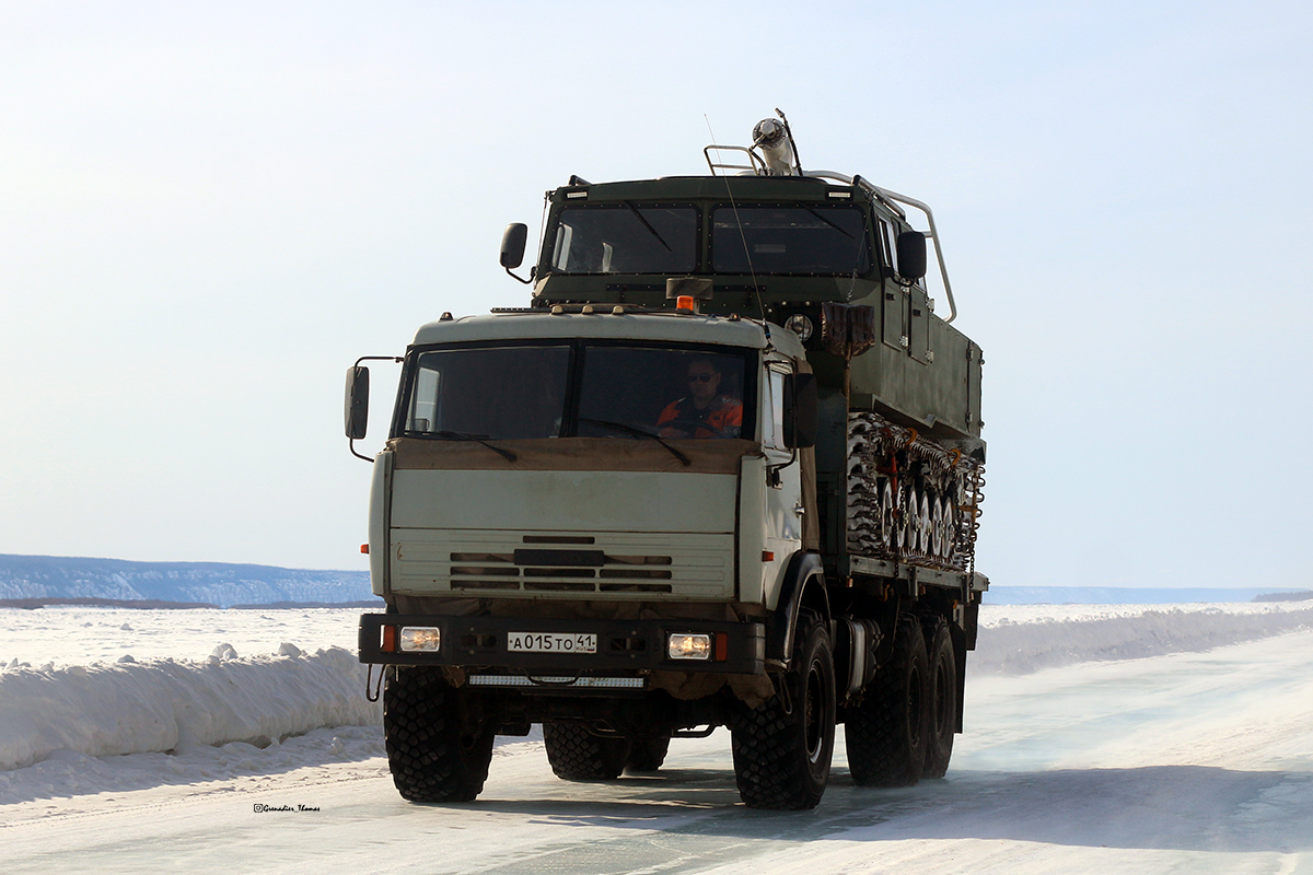 Саха (Якутия), № А 015 ТО 41 — КамАЗ-43118-13 [43118N]; Саха (Якутия) — Разные фотографии (Спецтехника)