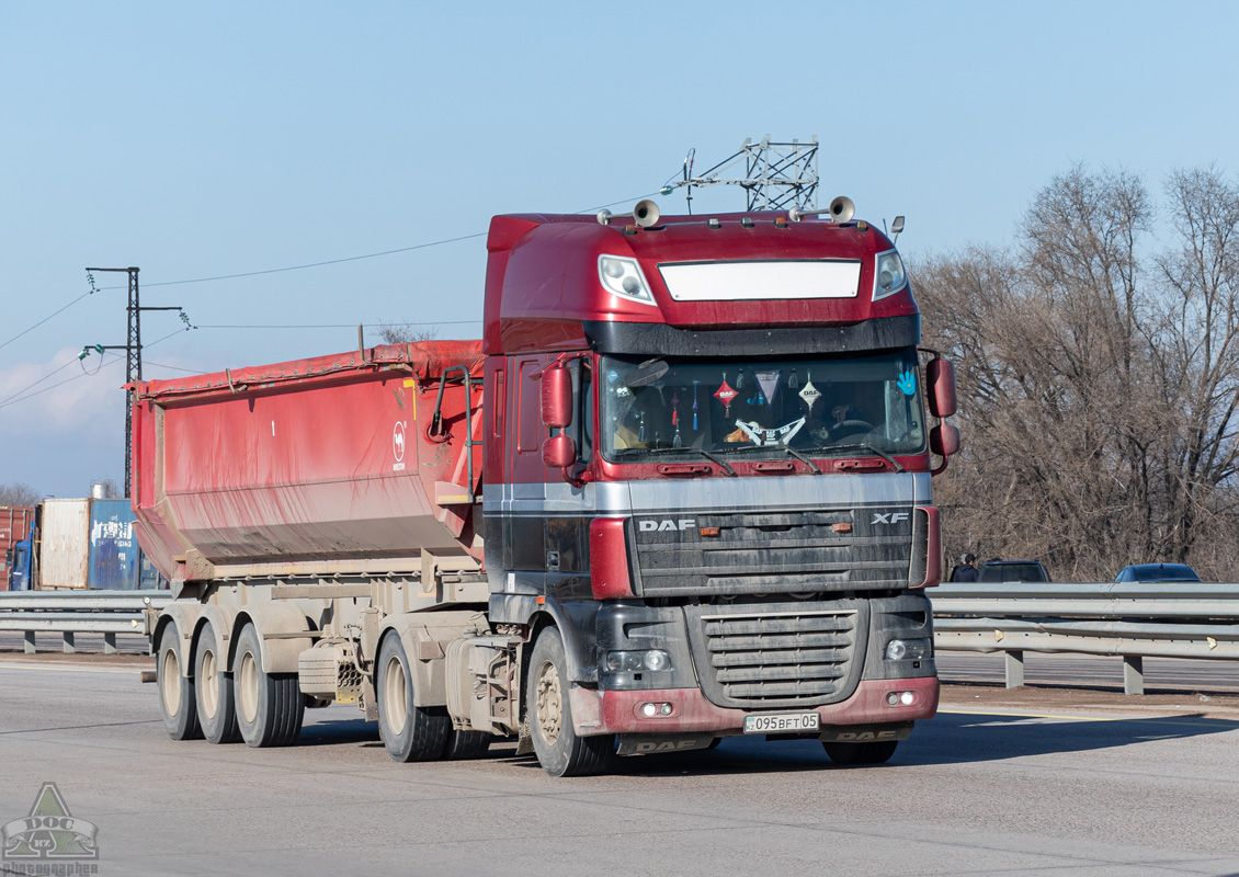 Алматинская область, № 095 BFT 05 — DAF XF105 FT