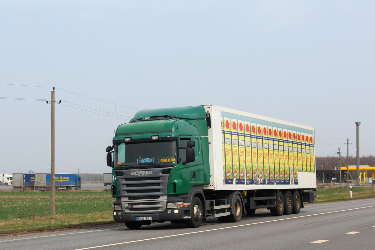 Литва, № ECG 860 — Scania ('2004) R420
