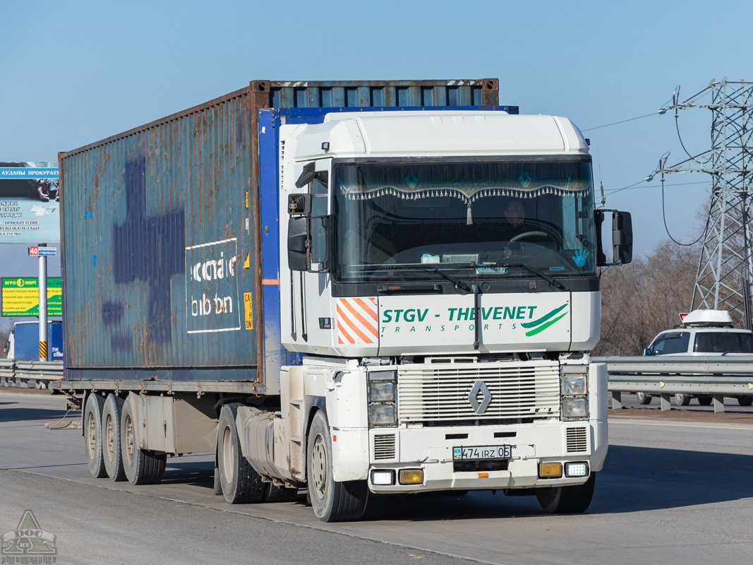 Алматинская область, № 474 IRZ 05 — Renault Magnum AE ('1990)