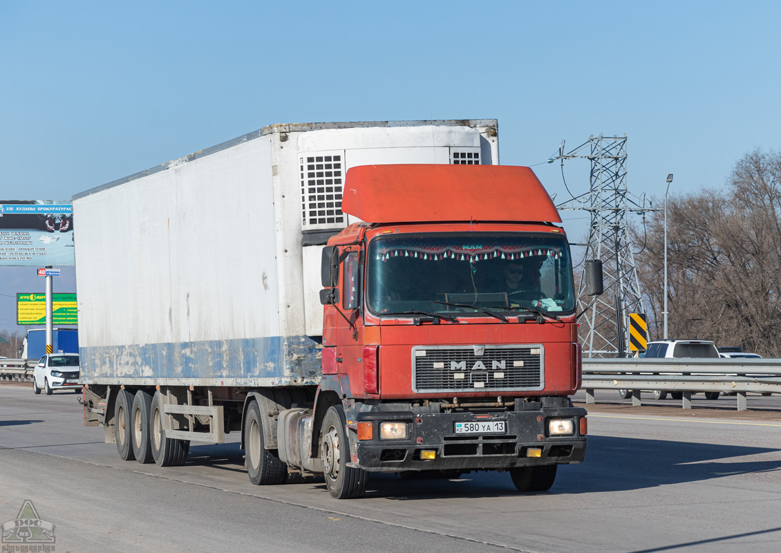 Туркестанская область, № 580 YA 13 — MAN F90 19.372