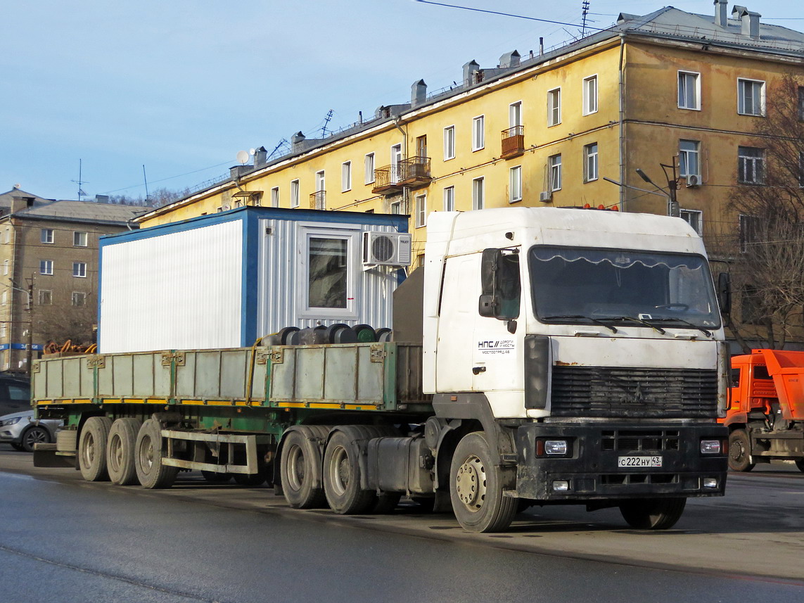 Кировская область, № С 222 НУ 43 — МАЗ-6430A9