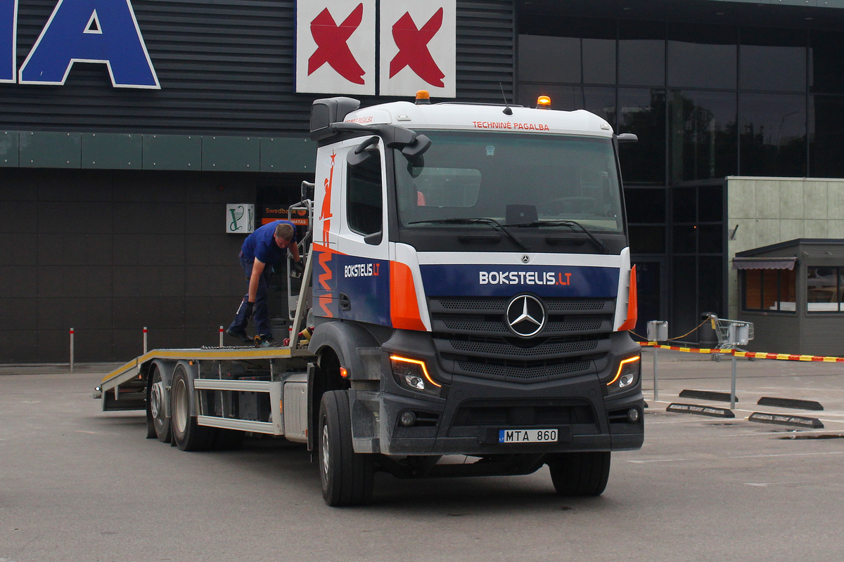 Литва, № MTA 860 — Mercedes-Benz Actros ('2018)
