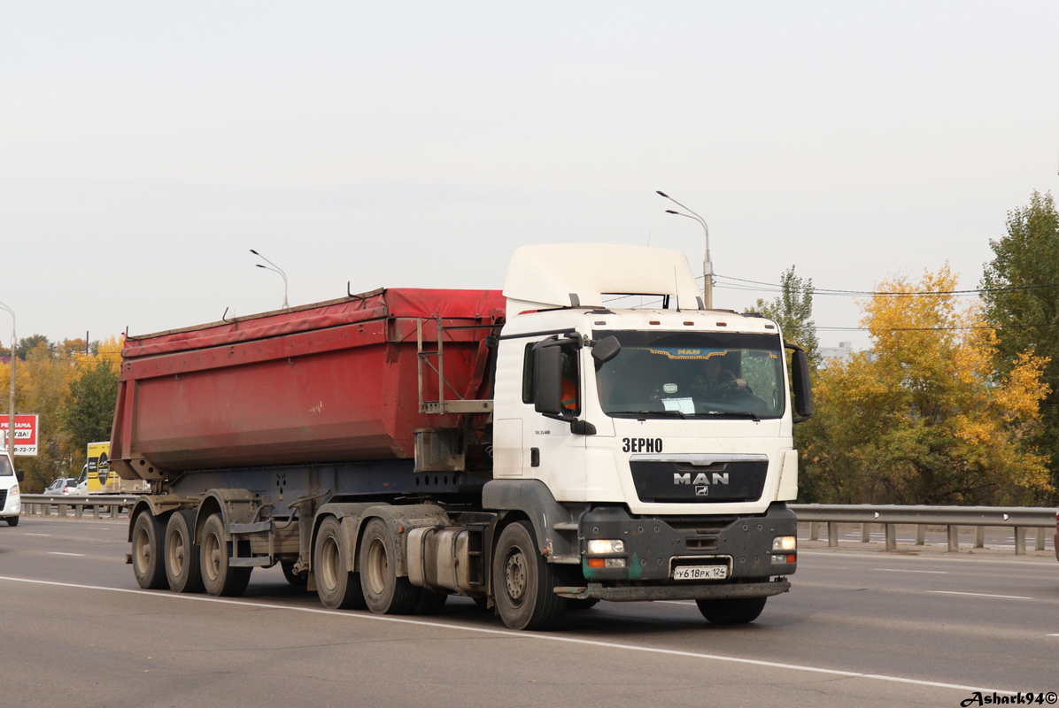 Красноярский край, № У 618 РК 124 — MAN TGS 33.480