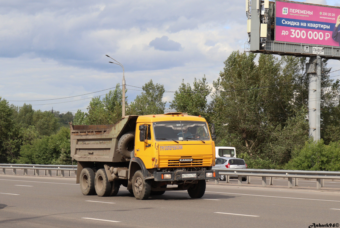 Красноярский край, № М 794 АК 124 — КамАЗ-55111 [551110]